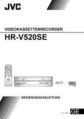 JVC HR-V520SE Bedienungsanleitung