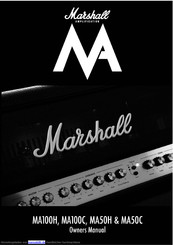 Marshall Amplification MA50H Bedienungsanleitung