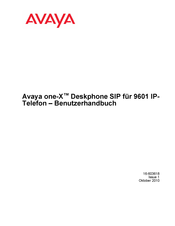 Avaya Avaya one-X Deskphone SIP Benutzerhandbuch