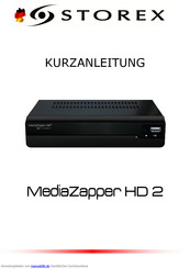 Storex MediaZapper HD 2 Kurzanleitung