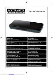 König Electronic CMP-2DTO3DCONV Anleitung