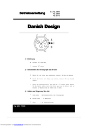 Danish Design Q502 Bedienungsanleitung