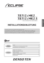 Eclipse TD712ZMK2-S Installationsanleitung