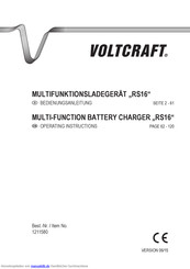 VOLTCRAFT RS16 Bedienungsanleitung