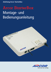 Arcor StarterBox Montageanleitung Und Bedienungsanleitung