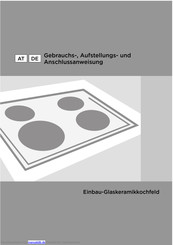 Gorenje EC630 Gebrauchs-, Aufstellungs- Und Anschlussanweisung