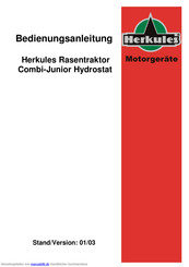 HERKULES Combi-Junior Hydrostat Bedienungsanleitung