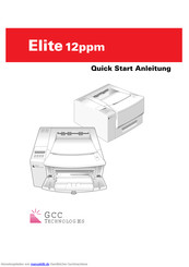 GCC Technologies Elite 12ppm Kurzanleitung