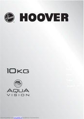Hoover Aqua vision 10 kg Handbuch
