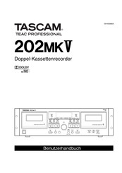 Tascam 202MK V Benutzerhandbuch