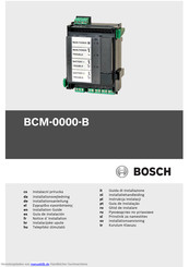 BOSCH BCM-0000-B Installationsanleitung