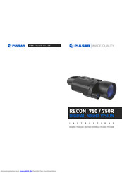 Pulsar Recon 750 Gebrauchsanleitung