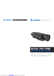 Pulsar Recon 770 R Gebrauchsanleitung
