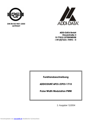 Addi-Data ADDICOUNT CPCI-1710 Handbuch