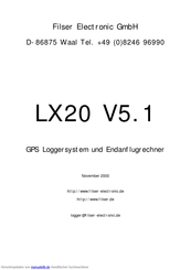 Filser Electronic LX20 Handbuch