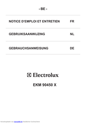 Electrolux EKM 90450 X Gebrauchsanweisung