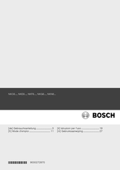 Bosch NKE6-Serie Gebrauchsanleitung