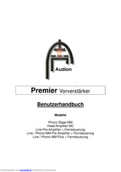 Audion Premier Serie Benutzerhandbuch