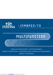 Festina IFM6P23 Betriebsanleitung