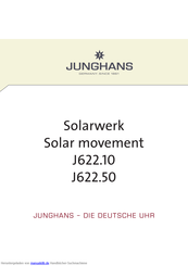 Junghans J622.50 Benutzerhandbuch
