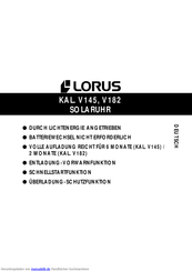 Lorus V145 Bedienungsanleitung