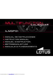 Lotus ILMGP01 Betriebsanleitung