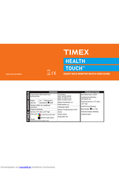 Timex W265-M298 Health Touch Bedienungsanleitung