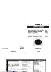 Timex W274Foot Pod Sensor Anleitung