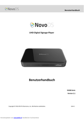 Vivitek NovoDS Benutzerhandbuch