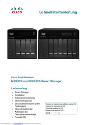Cisco NSS326 Smart Storage Schnellstartanleitung