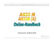 AOpen AK33MA Handbuch