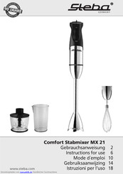 Steba Comfort MX 21 Gebrauchsanweisung