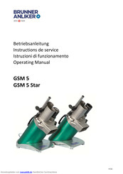 BRUNNER ANLIKER GSM 5 Star Betriebsanleitung