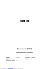 Elster DKM-100 Betriebsanleitung