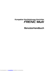 Fuji Electric Frenic-Multi Benutzerhandbuch