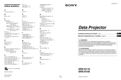 Sony SRX-S105 Handbuch