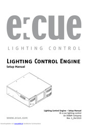Ecue Lighting Control Engine (LCE) Handbuch