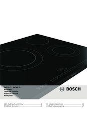 Bosch pke645c14d Gebrauchsanleitung