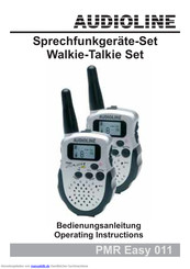 Audioline PMR Easy 011 Bedienungsanleitung