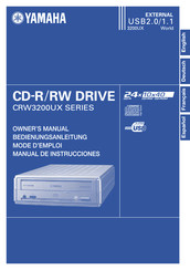 Yamaha CRW3200UX Series Bedienungsanleitung