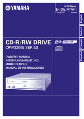 Yamaha CRW3200E Series Bedienungsanleitung