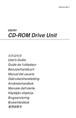 Sony CDU701 Benutzerhandbuch