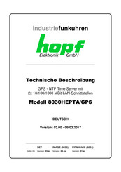 hopf Elektronik GmbH 8030HEPTA/GPS Technisches Handbuch