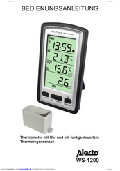 Alecto WS-1200 Bedienungsanleitung