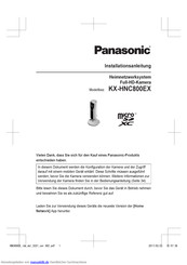 Panasonic KX-HNC800EX Installationsanleitung