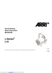 ARRI L-Series Kurzanleitung
