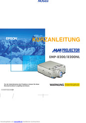 Epson 8200NL Benutzerhandbuch