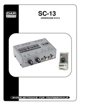 DAPAudio SC-13 Handbuch