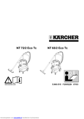 Kärcher NT 72/2 Eco Tc Betriebsanleitung