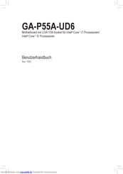 Gigabyte GA-P55A-UD6 Benutzerhandbuch